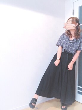 すず◡̈⋆さん（レディース・158cm）の夏コーディネート