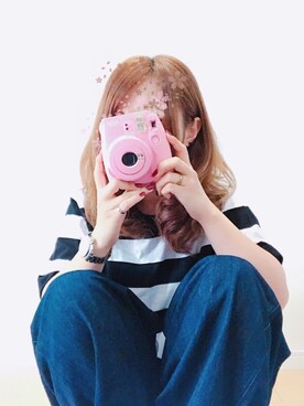 「ジーユーコーデ」｜「アイテム（その他）」を使った、すず◡̈⋆さん（レディース・158cm）の夏コーディネート