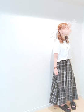 すず◡̈⋆さん（レディース・158cm）の夏コーディネート