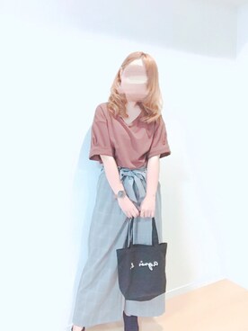 すず◡̈⋆さん（レディース・158cm）の夏コーディネート