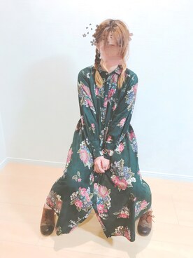 「HAKKA（ハッカ）のアイテム」を使った、すず◡̈⋆さん（レディース・158cm）の秋コーディネート