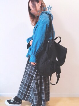 すず◡̈⋆さん（レディース・158cm）の秋コーディネート