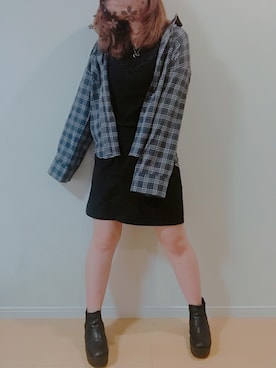 すず◡̈⋆さん（レディース・158cm）の秋コーディネート