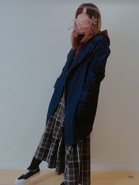 すず◡̈⋆さん（レディース・158cm）の冬コーディネート