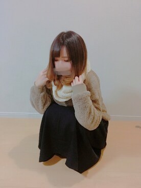 すず◡̈⋆さん（レディース・158cm）の冬コーディネート