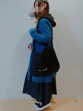 すず◡̈⋆さん（レディース・158cm）の冬コーディネート