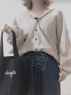 すず◡̈⋆さん（レディース・158cm）の春コーディネート