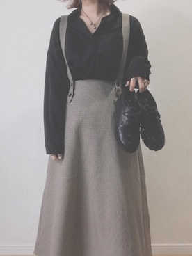 すず◡̈⋆さん（レディース・158cm）の春コーディネート