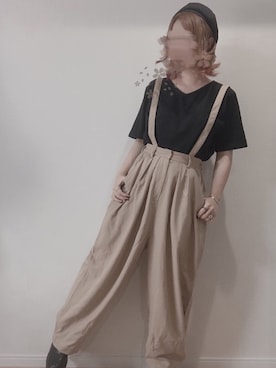 「URBAN RESEARCH（アーバンリサーチ）のアイテム（バングル/リストバンド）」を使った、すず◡̈⋆さん（レディース・157cm）の夏コーディネート