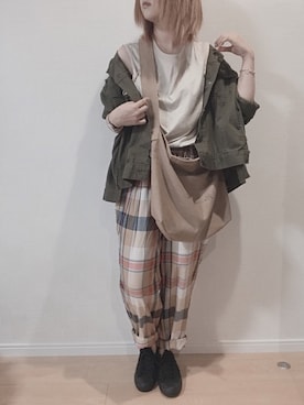 すず◡̈⋆さん(レディース・157cm)の夏コーディネート