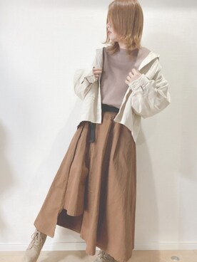 すず◡̈⋆さん（レディース・158cm）の秋コーディネート