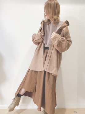 すず◡̈⋆さん（レディース・158cm）の秋コーディネート