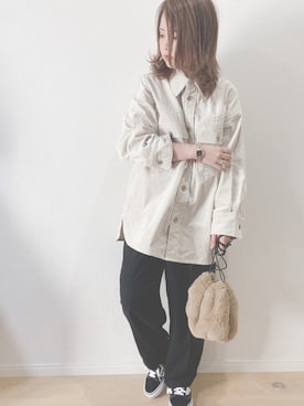 すず◡̈⋆さん（レディース・158cm）の冬コーディネート