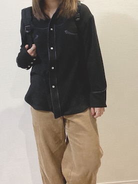 すず◡̈⋆さん（レディース・158cm）の冬コーディネート