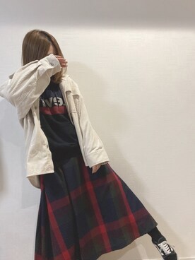 すず◡̈⋆さん（レディース・158cm）の春コーディネート