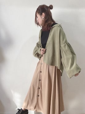 すず◡̈⋆さん（レディース・158cm）の春コーディネート