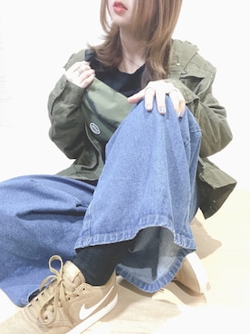 すず◡̈⋆さん(レディース・158cm)の春コーディネート
