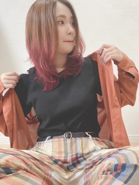 すず◡̈⋆さん（レディース・158cm）の春コーディネート