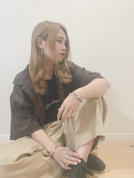 すず◡̈⋆さん(レディース・158cm)の夏コーディネート