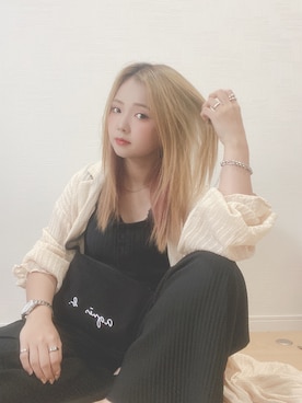 すず◡̈⋆さん(レディース・158cm)の秋コーディネート