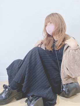 すず◡̈⋆さん（レディース・158cm）の秋コーディネート