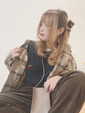 すず◡̈⋆さん（レディース・158cm）の秋コーディネート