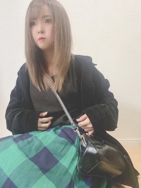 すず◡̈⋆さん(レディース・158cm)の冬コーディネート