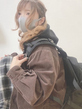 「ADRER（アドラー）のアイテム（ジャケット/アウター）」を使った、すず◡̈⋆さん（レディース・158cm）の冬コーディネート