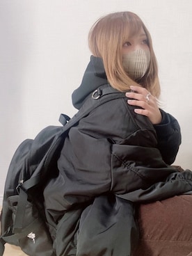 「ADRER（アドラー）のアイテム（バッグ）」を使った、すず◡̈⋆さん（レディース・158cm）の冬コーディネート