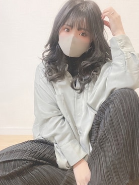 すず◡̈⋆さん（レディース・158cm）の冬コーディネート