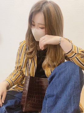 すず◡̈⋆さん（レディース・158cm）の春コーディネート