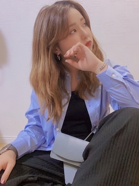 「涼しげ」｜すず◡̈⋆さん（レディース・158cm）の夏コーディネート