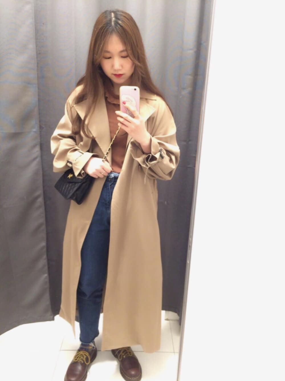 【未使用】AMERI シースルー バックプリーツ トレンチ コート Ameri VINTAGE - アメリヴィンテージ シースルーバックプリーツ