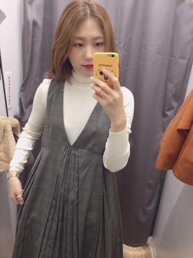 「AMBIDEX（アンビデックス）のアイテム（ワンピース/ドレス）」を使った、vision_yzyさん（レディース・160cm）の秋コーディネート