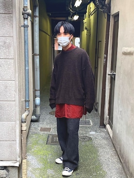 「semoh（セモー）のアイテム」を使った、takumiiiiさん（メンズ・168cm）の春コーディネート