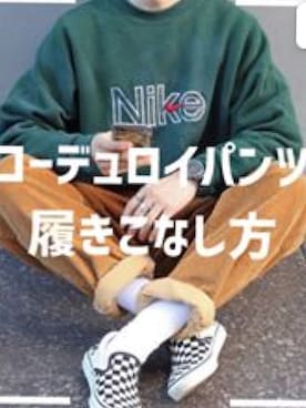 「Apple（-）のアイテム（トップス）」を使った、ひろきさん（メンズ・169cm）の冬コーディネート