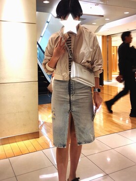 「index（インデックス）のアイテム」を使った、Yu さん（レディース・166cm）の夏コーディネート