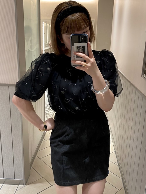 Hinapiyo One After Another Nice Claup池袋ルミネ店 One After Another Nice Claupのニット セーターを使ったコーディネート Wear