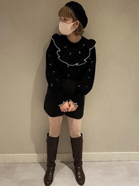 hinapiyoさん（レディース・161cm）の冬コーディネート