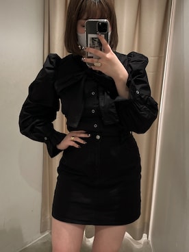 「H&M（エイチ・アンド・エム）のアイテム（スカート）」を使った、hinapiyoさん（レディース・161cm）の春コーディネート