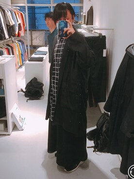 「THEE（シー）のアイテム（ジャケット/アウター）」を使った、ちばけーさん（メンズ・175cm）の春コーディネート