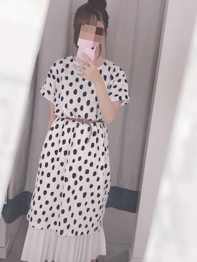 「101匹わんちゃん」｜「アイテム（スカート）」を使った、あやまるさん（レディース・152cm）の夏コーディネート