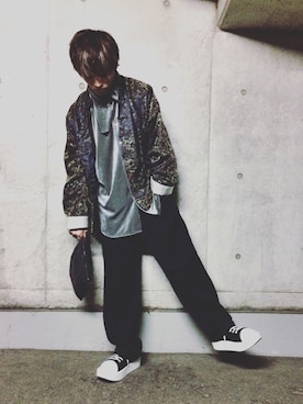 jume≒auxさん（メンズ・173cm）の春コーディネート