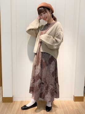 「出勤コーデ」｜「アイテム（バレエシューズ）」を使った、きょんさん（レディース・158cm）の夏コーディネート