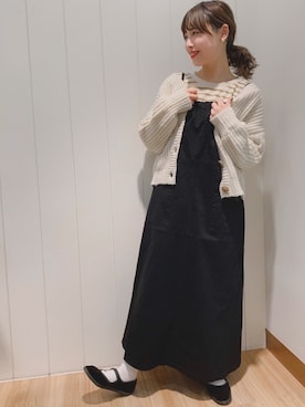 「スタッフコーデ」｜きょんさん（レディース・158cm）の冬コーディネート