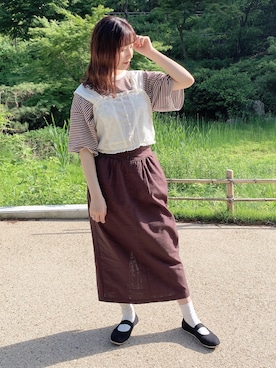 「ボーター」｜きょんさん（レディース・158cm）の春コーディネート