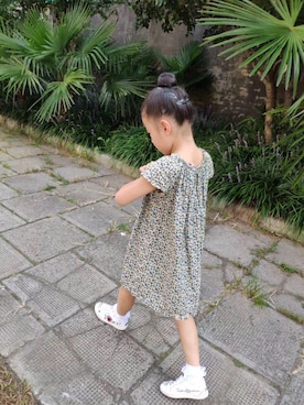 「Bonpoint（ボンポワン）のアイテム（ワンピース、その他）」を使った、Ivyさん（キッズ・130cm）の秋コーディネート
