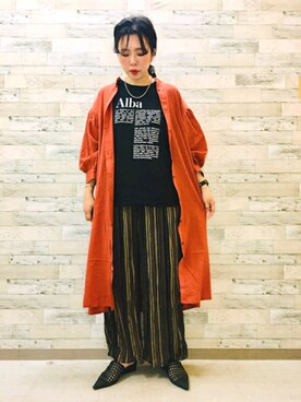 「Right-on（ライトオン）のアイテム（その他）」を使った、えーえー▶▶相互さん（レディース・165cm）の春コーディネート