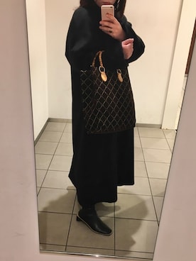 「ohotoro」｜「アイテム（ジャケット/アウター）」を使った、aikiさん（レディース・159cm）の冬コーディネート