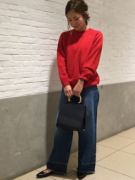 「STEPHEN（ステファン）のアイテム」を使った、JOURNAL STANDARD relume 新宿店 STAFFさん（レディース・160cm）の秋コーディネート
